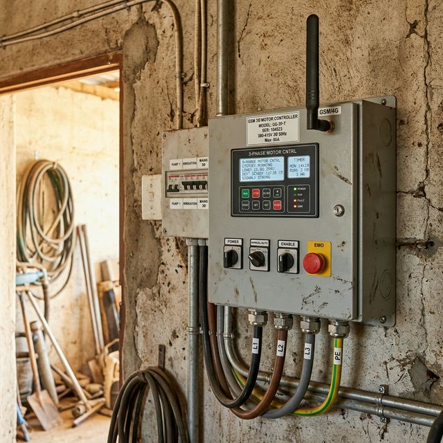 GSM motor controller